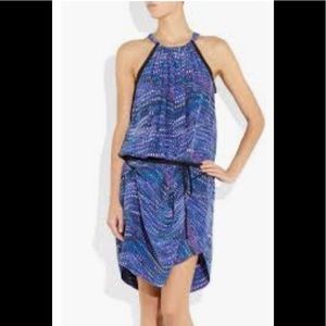See By Chloe Las Vegas Print Silk Dress